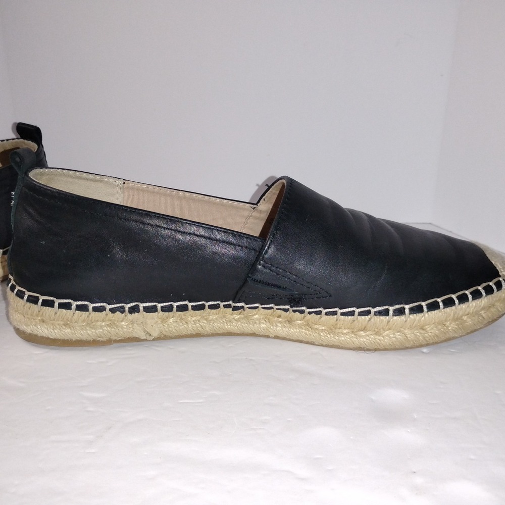 Sam Edelman‎ Women's Black Leather Espadrille Loafers Size 9 - Picture 11 of 16